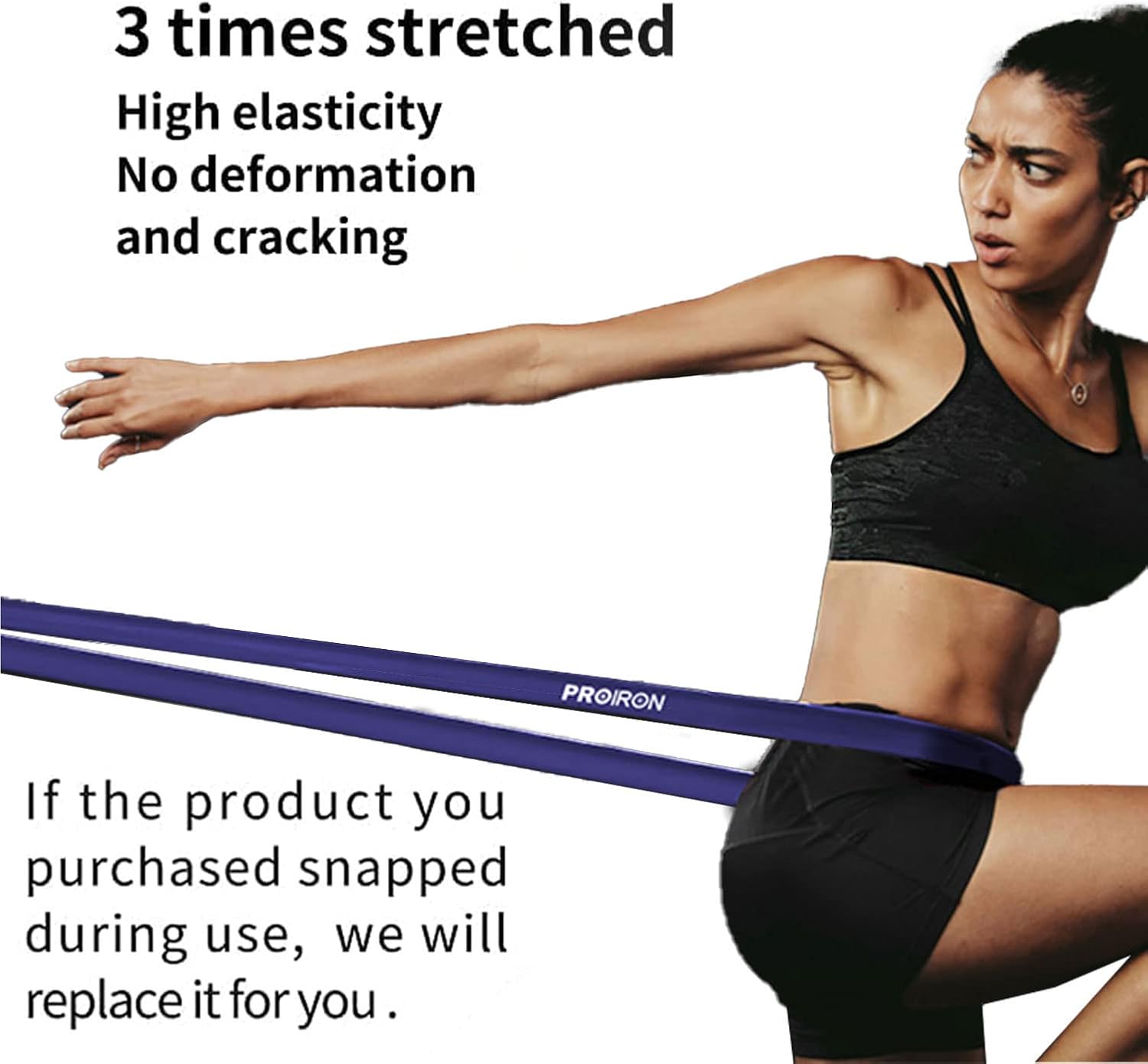 PROIRON Resistance Bands, Widerstandsbänder Set für Kraftraining, Pull Up Fitnessbänder, Bänder Krafttraining für Fitness/Sport/Muskelaufbau/Klimmzug/Yoga/Crossfit – Bild 2