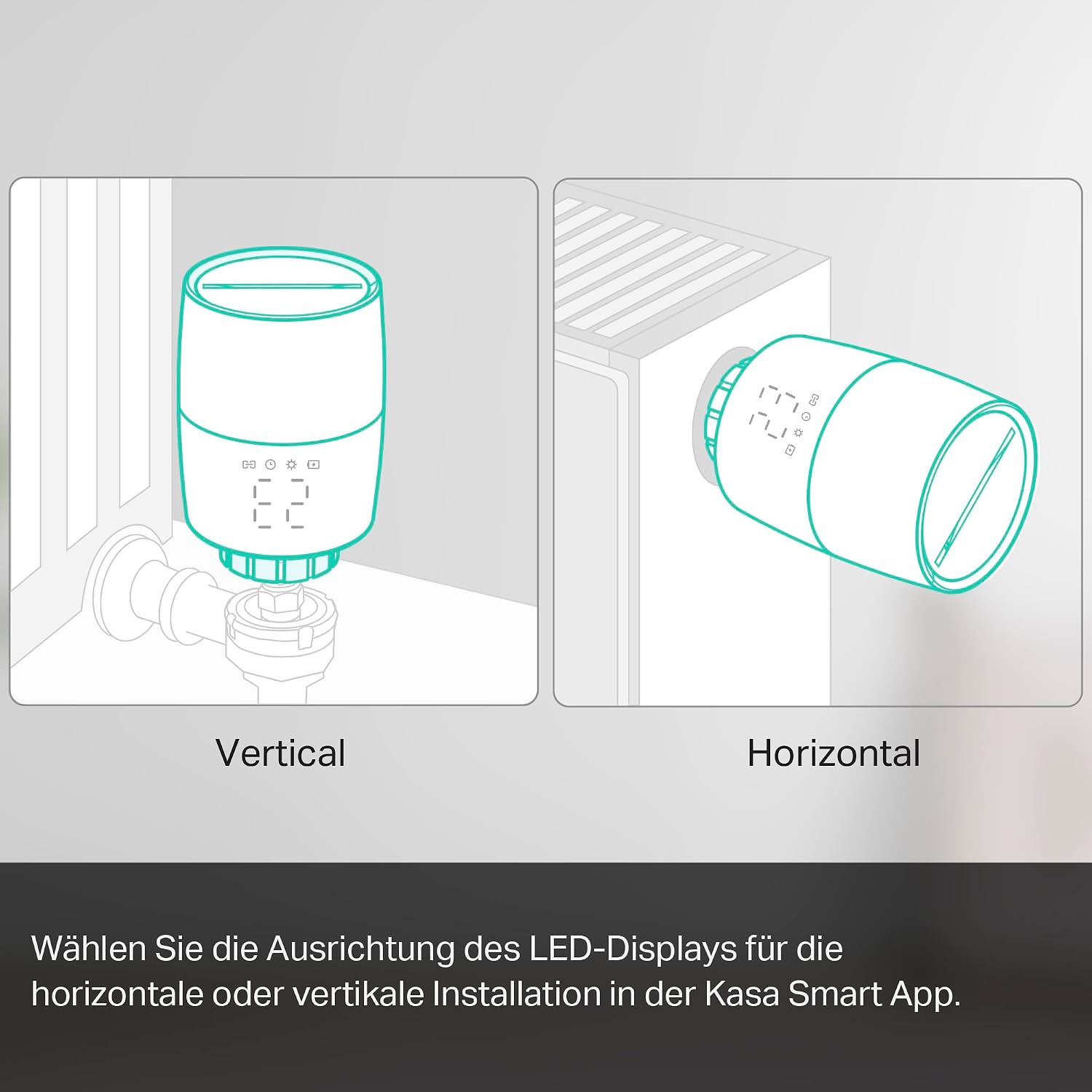 TP-Link Smart Heizkörperthermostat – Erweiterungseinheit, erfordert Kasa Hub, Heizungssteuerung (Kasa App, Zeitpläne, Geofencing, Fensteröffnungserkennung), Matter, Alexa, Apple Home – Bild 10