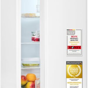 Exquisit EKS5131-V-040E Einbaukühlschrank – 129 Liter – 88 cm Nis...