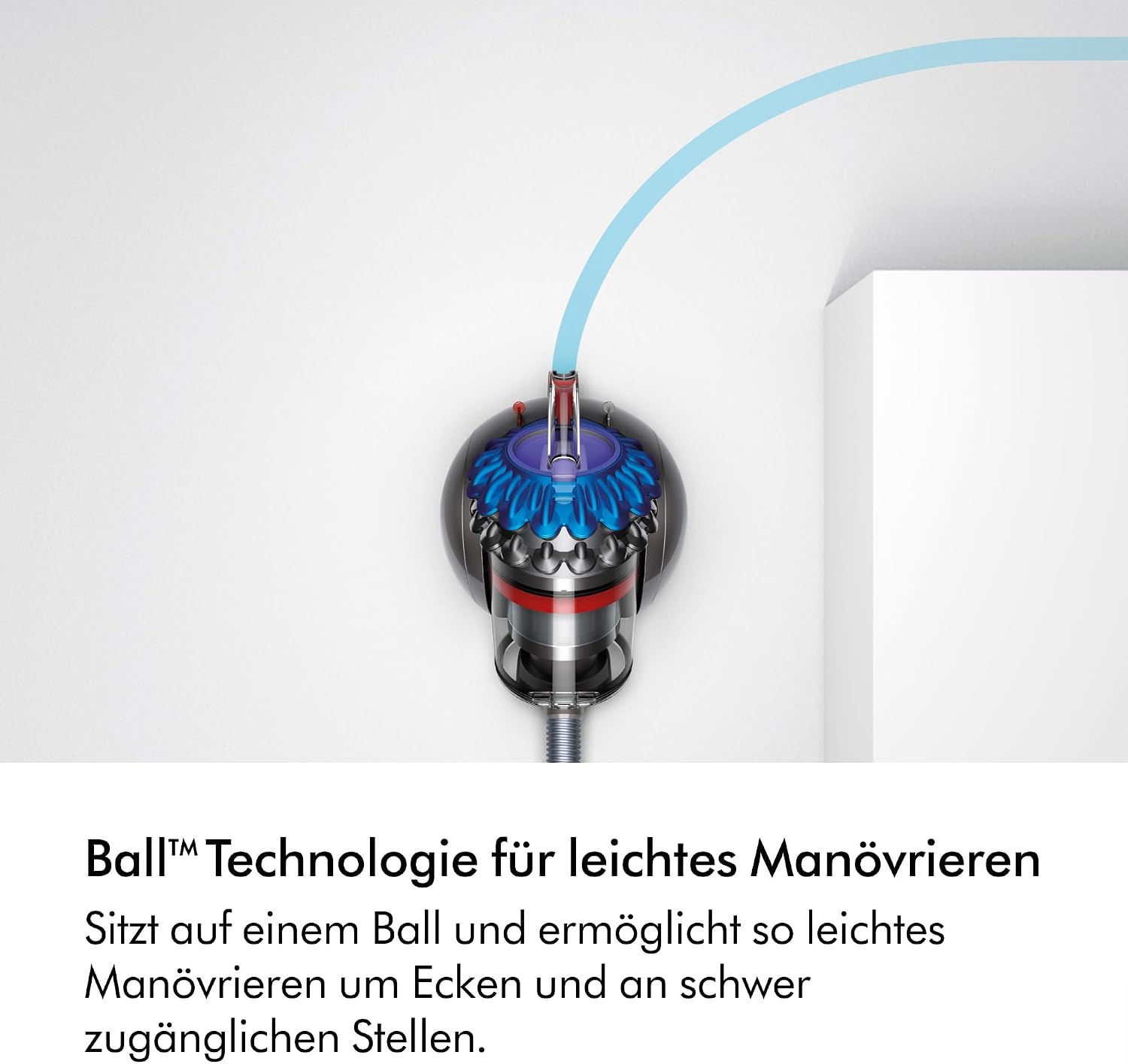 Dyson Big Ball™ Absolute 2 Staubsauger, 19 kompakte Zyklone für maximale Schmutzaufnahme, für alle Böden, Eisen/Blau – Bild 5