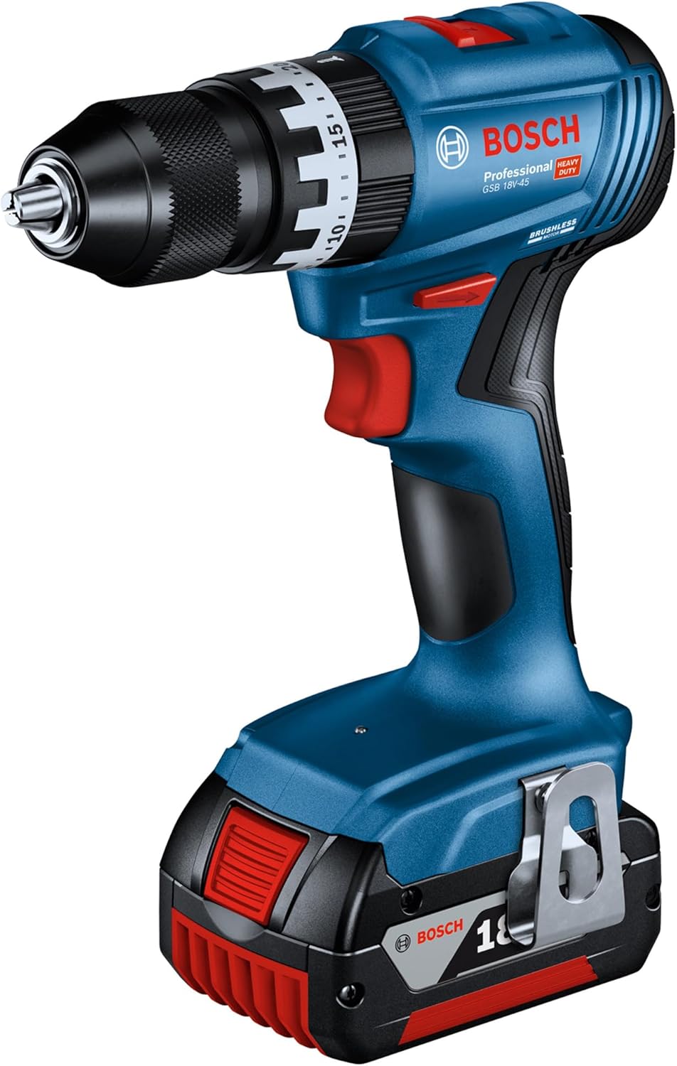 Bosch Professional 18V-System-Akku-Kombi-Set: GSB 18V-45 + GBH 18V-22 + GWS 18V-8 (einschließlich 3x GBA 4,0 Ah, GAL 18V-40, Werkzeugtasche) – exklusiv bei Amazon – Bild 4