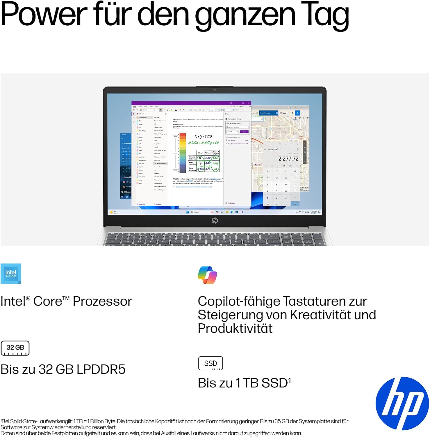 HP Laptop, 17,3 Zoll HD+, Intel N200, 8 GB RAM, 256 GB SSD – Bild 10