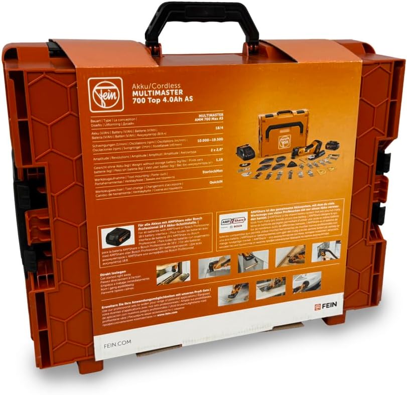 Fein Multimaster AMM 700 MAX TOP 4,0 Ah AS-Akku (18 V, Akku 4,0 Ah). – Bild 8
