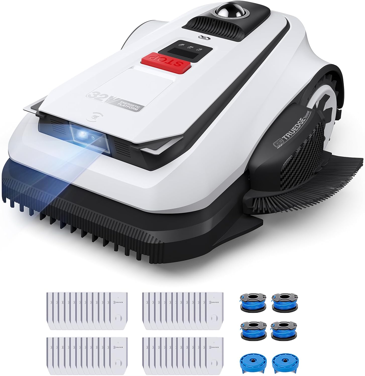 ECOVACS GOAT A1600 LiDAR PRO Care Kit Roboter-Rasenmäher ohne Begrenzungskabel, 1.600 m², 360° Dual-LiDAR-Navigation, automatische Kartierung, KI-3D-Hindernisvermeidung, superschnelles Laden, 50 % Steigung