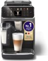 Philips Series 5500 Vollautomatische Latte-Go-Espressomaschine, SilentBrew-Technologie, Schnellstart. Aromatischer Kaffee aus frisch gemahlenen Bohnen, 20 Heiß- und Eisgetränke, Grau (EP5544/50)