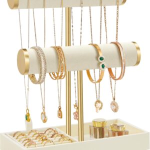 SONGMICS Armbandhalter-Ständer, Schmuckständer, Schmuck-Organizer mi...