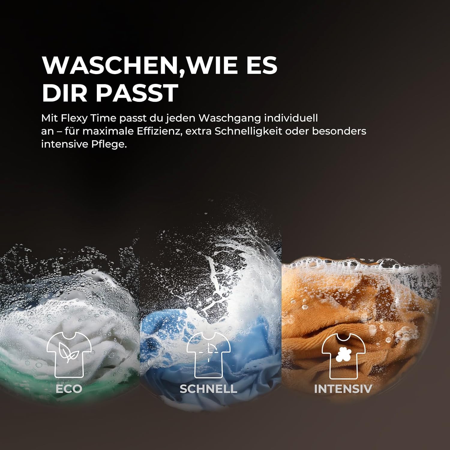 Haier Frontlader-Waschmaschine 8 kg G3-Serie HW80-BP1427637T – Bild 4