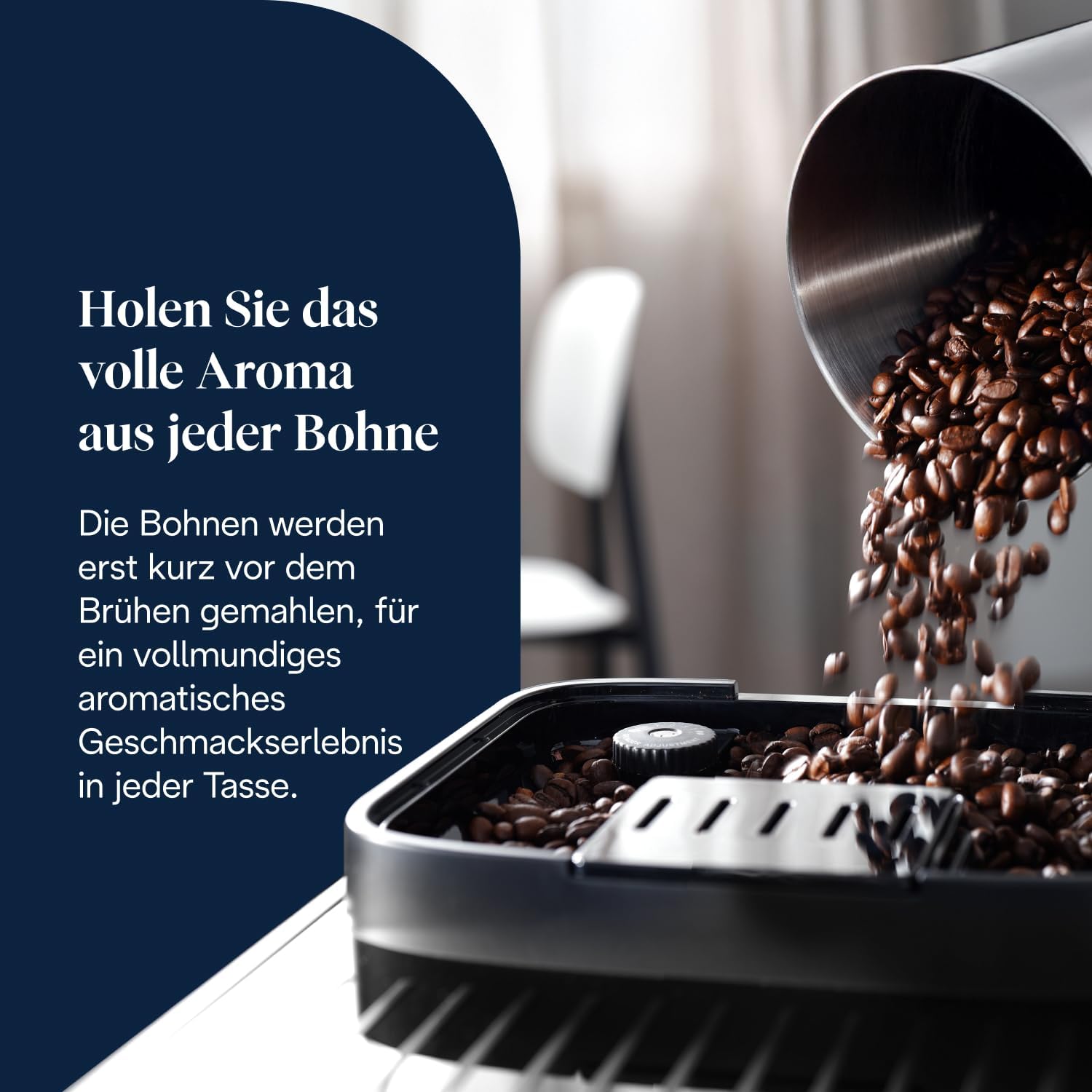 De'Longhi Magnifica Evo - Kaffeevollautomat 7 Getränke Schwarz – Bild 3