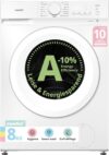 Comfee CF08EWP05W Frontlader-Waschmaschine, 8 kg, Energieklasse A-10 %