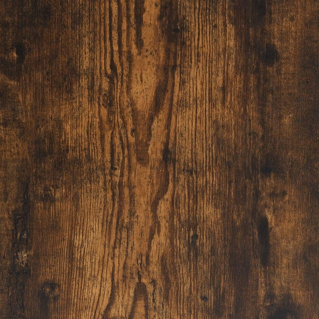 vidaXL Bettgestell mit Kopfteil Räuchereiche 90 x 190 cm Holzmaterial – Bild 8