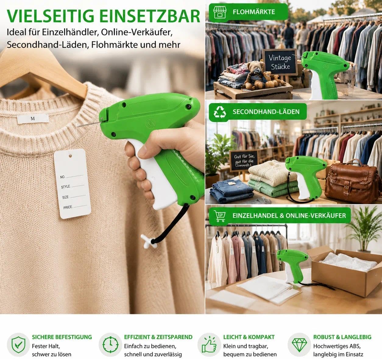 ilauke Beschriftungspistole für Flohmarkt, Shop, Basar, Einzelhandel – Bild 3