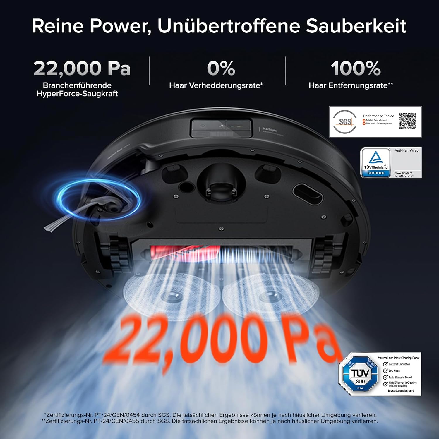 Roborock Saros 10R Roboterstaubsauger mit Wischfunktion und verstellbar – Bild 4