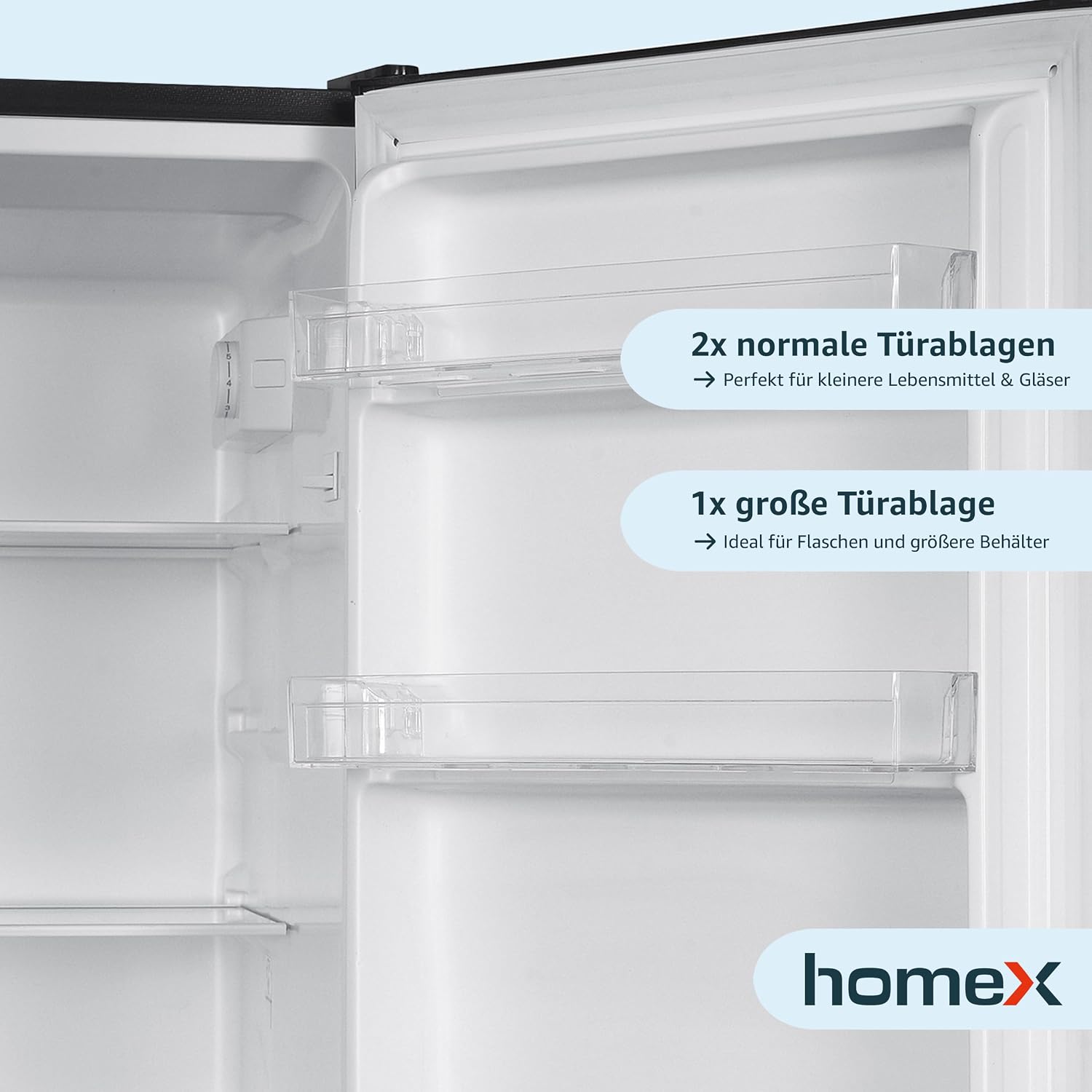 homeX CFS1110-B Gefrierschrank, freistehend, 173 Liter Fassungsvermögen – Bild 8