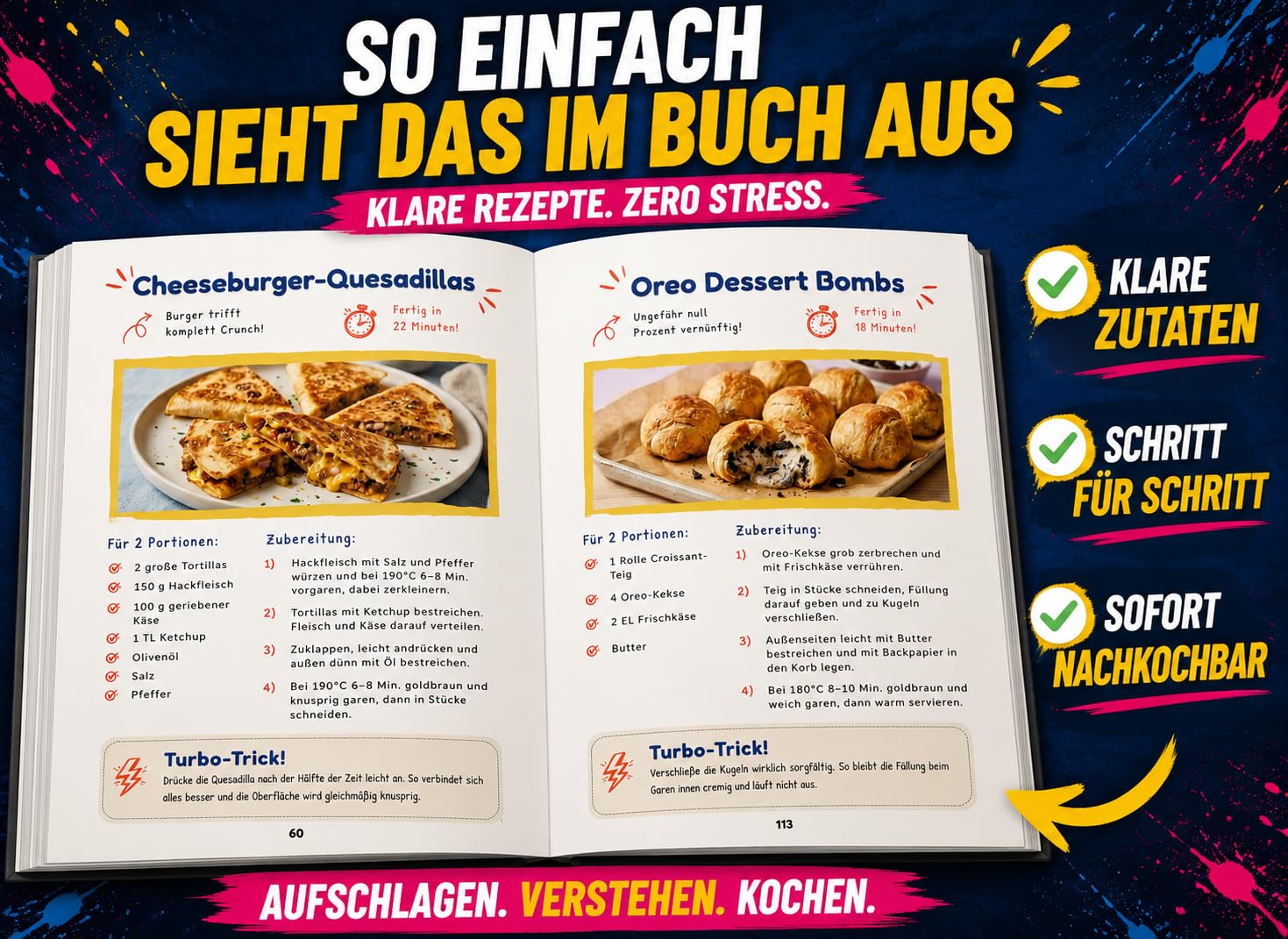 5-Zutaten Airfryer Kochbuch für Teenager: Express. Knusprig. Kein Küchendrama. Knusprige Ideen für Schule, Sofa und Späthunger. – Bild 5