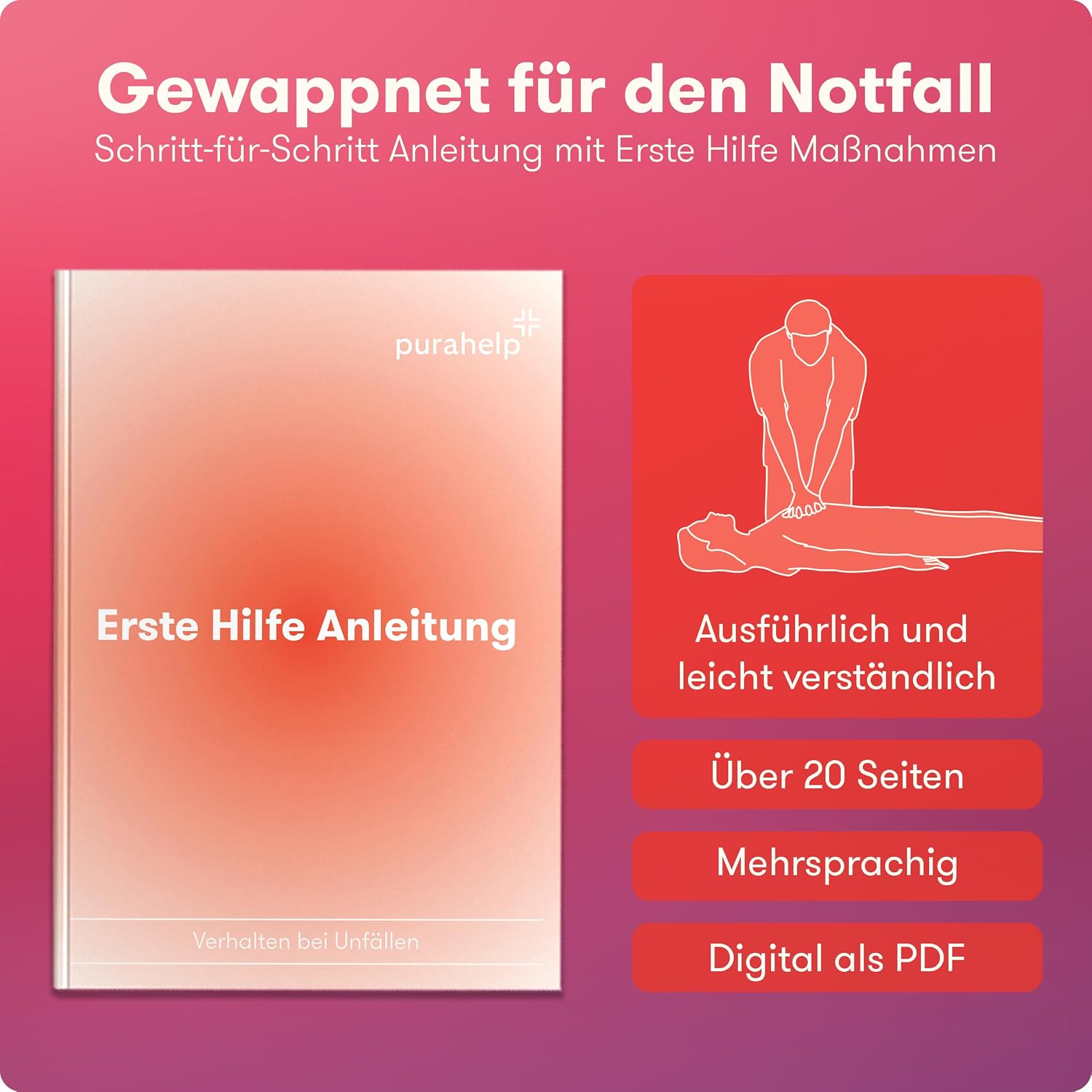 PURAHELP® Mini-Erste-Hilfe-Set – kompakt und leicht – Bild 5