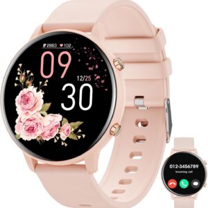 Hwagol Smartwatch Damen Herren 1,39 Zoll Touchscreen Smartwatch mit Bl...