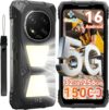 Blackview Rock 2 Pro Outdoor-Handy ohne Vertrag, Android 16 Outdoor-Smartphone 5G 32 GB + 256 GB, 6,67 Zoll HD+ Display 120 Hz 15000 mAh IP69K, 16 MP AI-Kamera, NFC/OTG/GPS/Gemini AI/Handschuhmodus 2.0