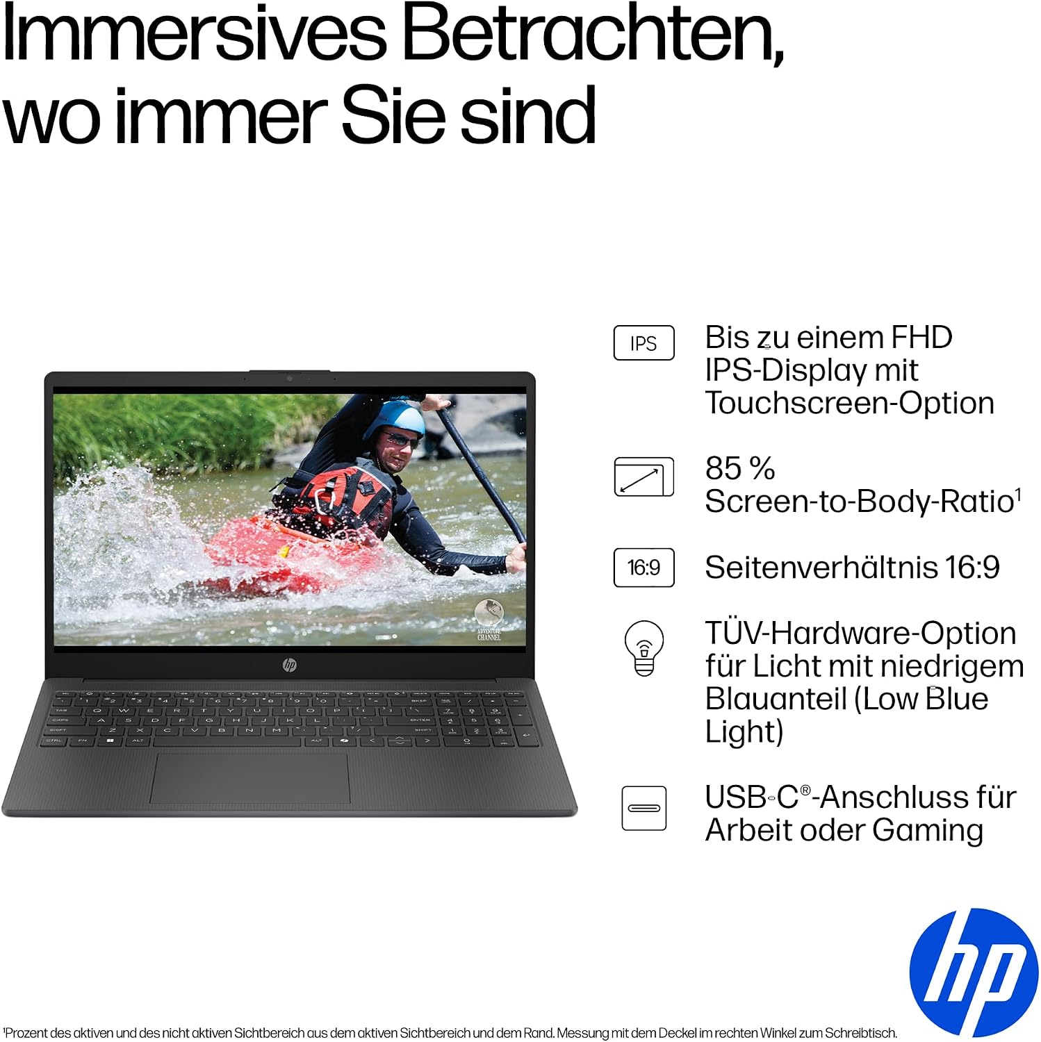 HP Laptop, 17,3 Zoll HD+, Intel N200, 8 GB RAM, 256 GB SSD – Bild 11