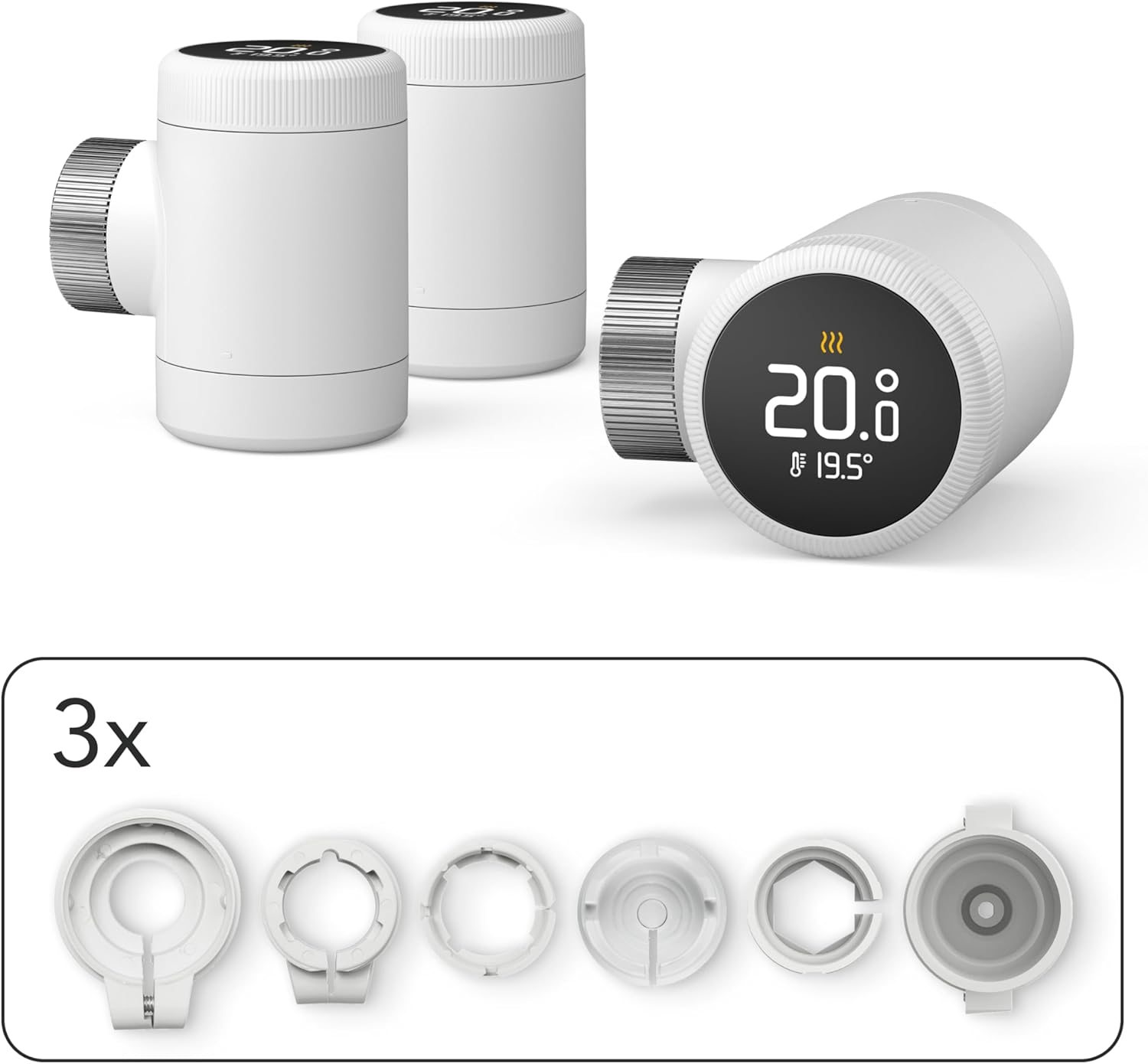 tado ° Smartes Heizkörperthermostat X – Trio-Pack – Bild 9