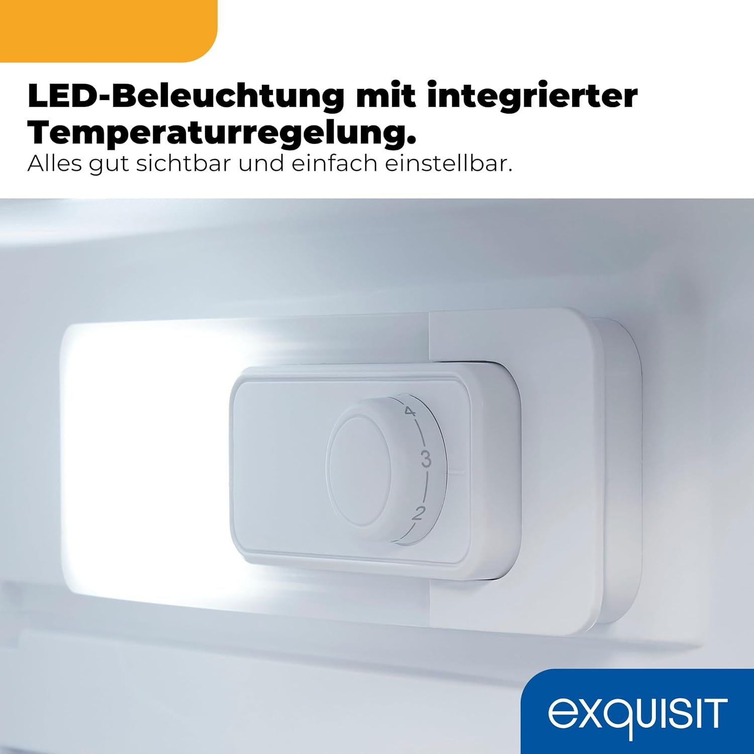 Exquisit-Kühlschrank ohne Gefrierfach – 127-l-Vollraumkühlschrank – E – Bild 4