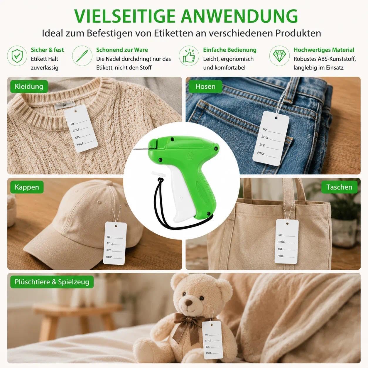 ilauke Beschriftungspistole für Flohmarkt, Shop, Basar, Einzelhandel – Bild 8