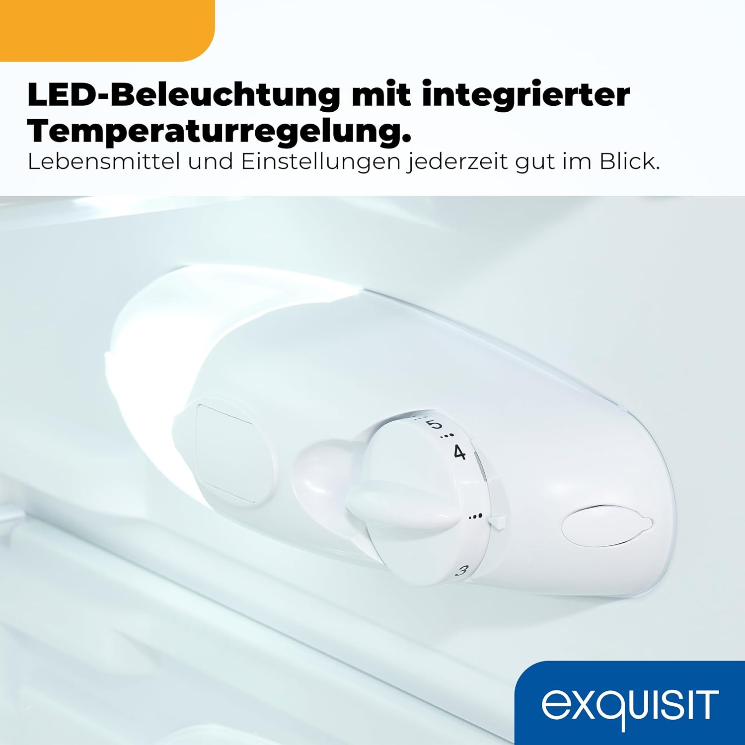 Exquisiter Kühlschrank mit 4-Sterne-Gefrierfach – 107 l Fassungsvermögen – Edelstahl – Bild 6