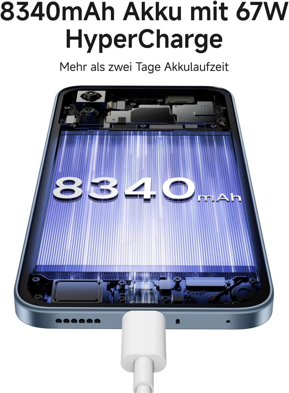 Xiaomi REDMI Note 17 Pro 5G, Smartphone 8+512 GB, Schwarz, 8340 mAh Akku – Bild 6