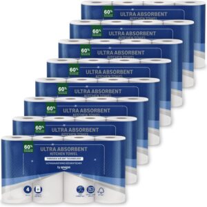 von Amazon Ultra Absorbent TAD Küchenrolle, 32 Rollen (8 Packungen mit...