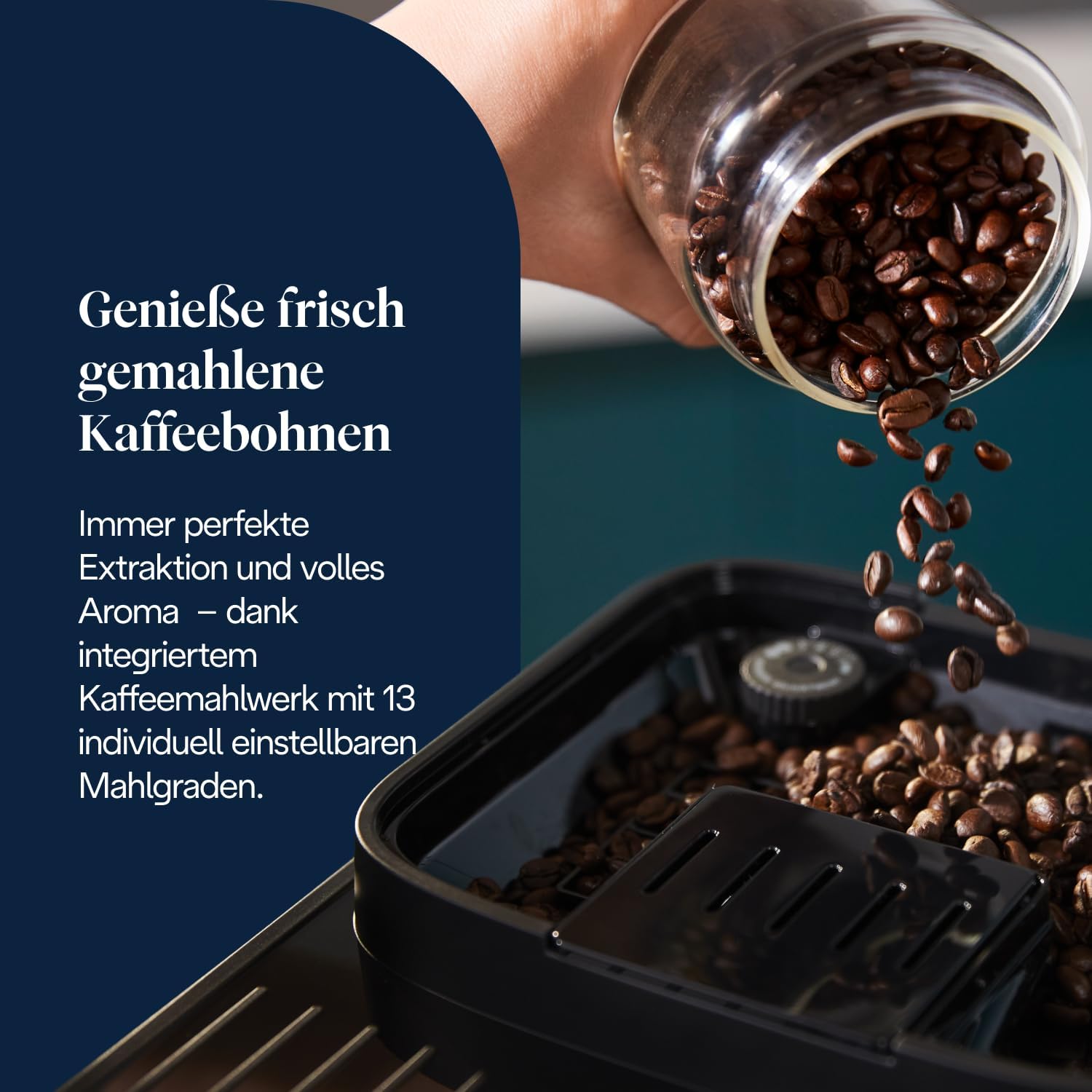 De'Longhi Magnifica Duo - Kaffeevollautomat 20 Getränke Silber – Bild 7
