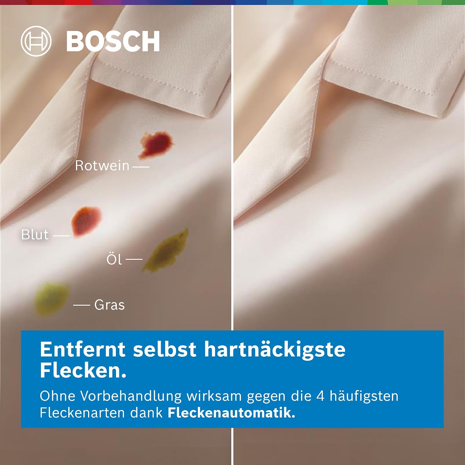 Bosch Series 6 Smart Frontlader-Waschmaschine 10 kg 1400 U/min WGJ2540S1 – Bild 8