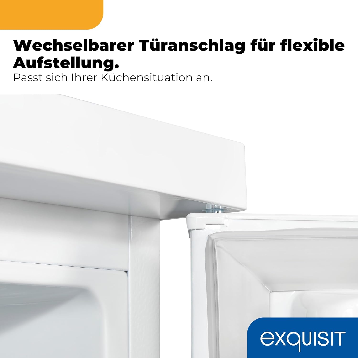 Exquisit 133 L Kühlschrank ohne Gefrierfach – Standkühlschrank in Weiß – Bild 7