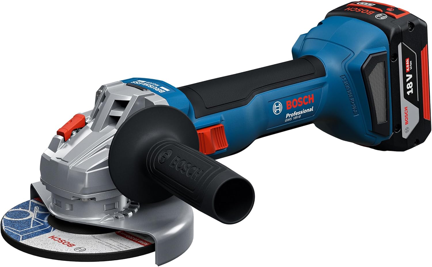 Bosch Professional 18V-System-Akku-Kombi-Set: GSB 18V-45 + GBH 18V-22 + GWS 18V-8 (einschließlich 3x GBA 4,0 Ah, GAL 18V-40, Werkzeugtasche) – exklusiv bei Amazon – Bild 5