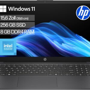 HP Laptop, 17,3 Zoll HD+, Intel N200, 8 GB RAM, 256 GB SSD
