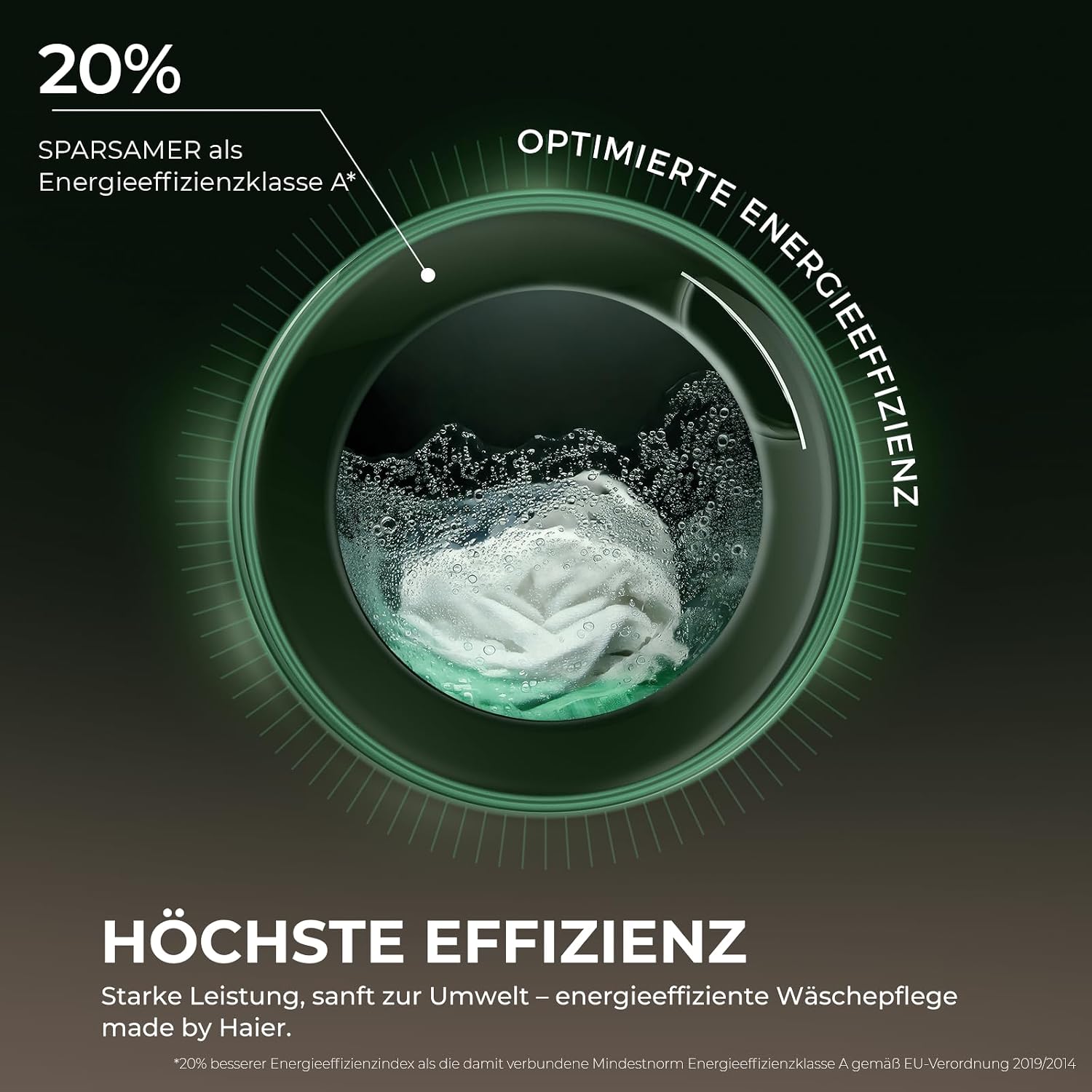 Haier Frontlader-Waschmaschine 8 kg G3-Serie HW80-BP1427637T – Bild 8