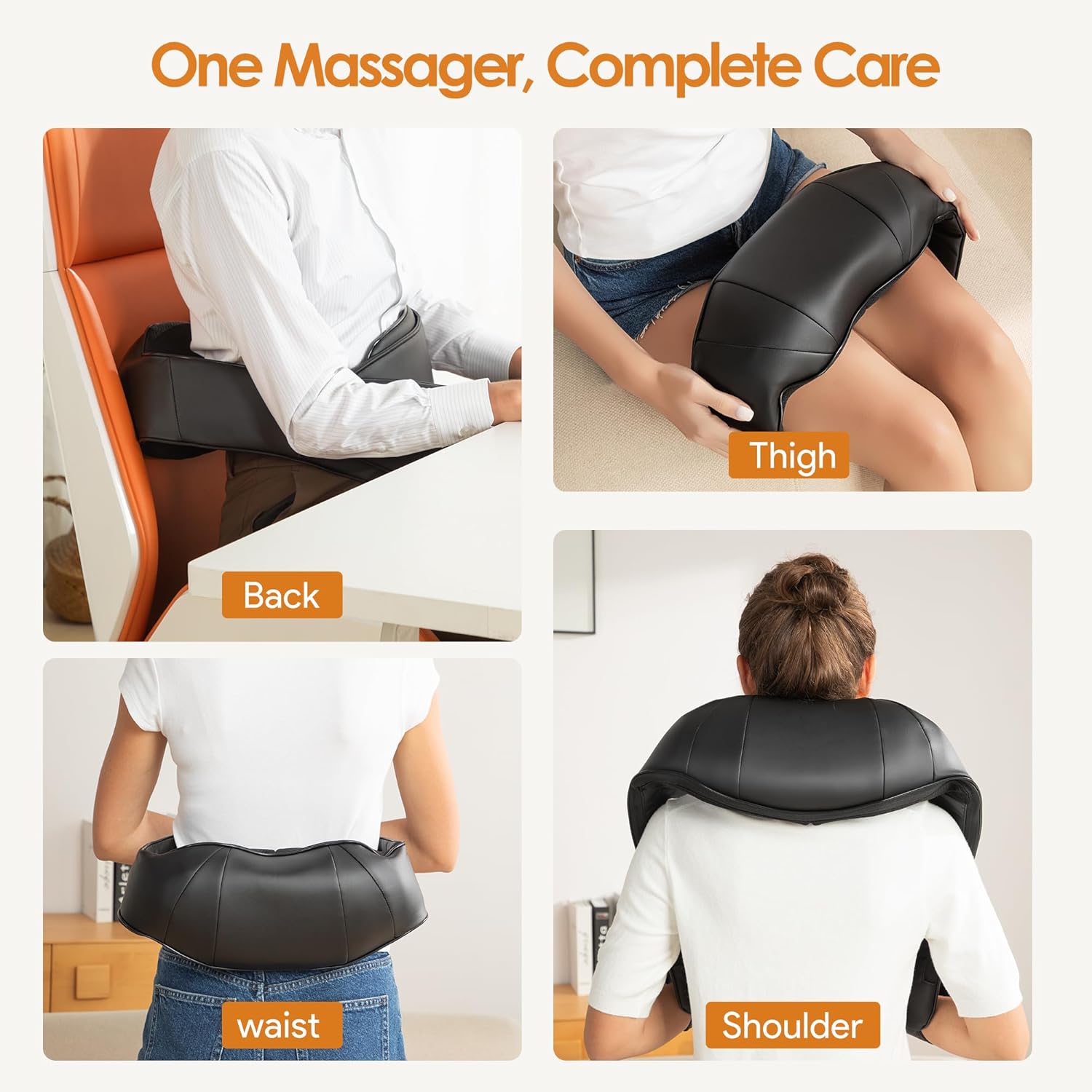 Brelley Massagegerät Nackenmassagegerät mit Wärme – Bild 6