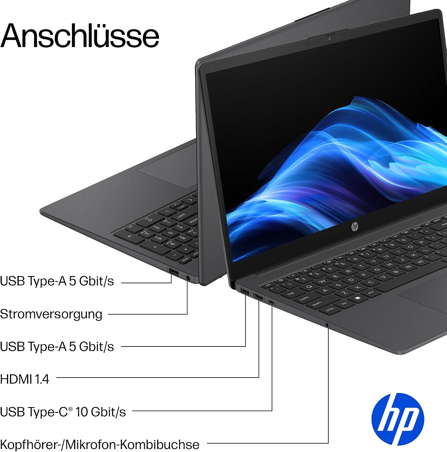 HP Laptop, 17,3 Zoll HD+, Intel N200, 8 GB RAM, 256 GB SSD – Bild 8