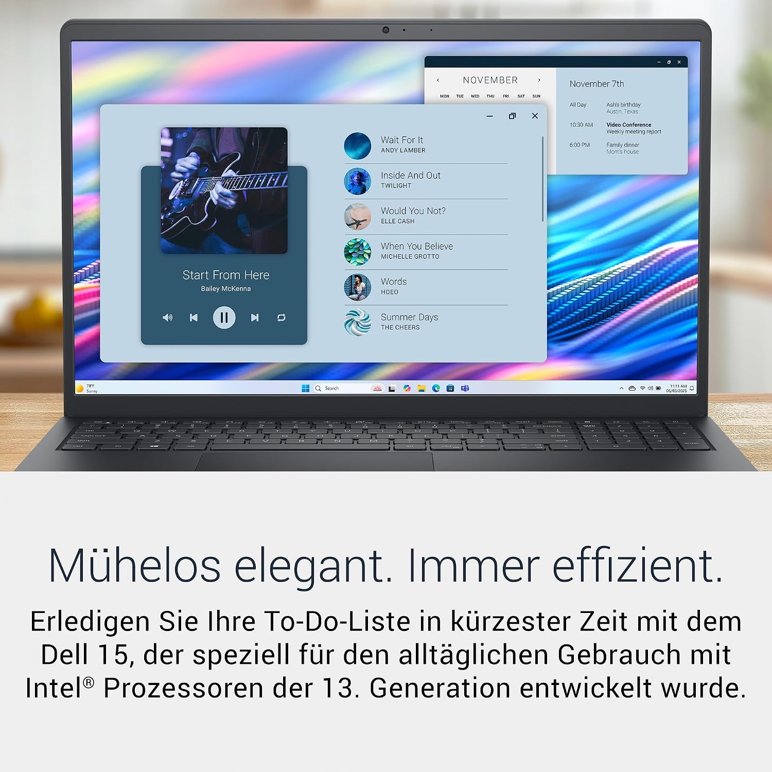 Dell 15 Laptop – Intel Core i5-1334U, 8 GB RAM, 512 GB SSD – Bild 3