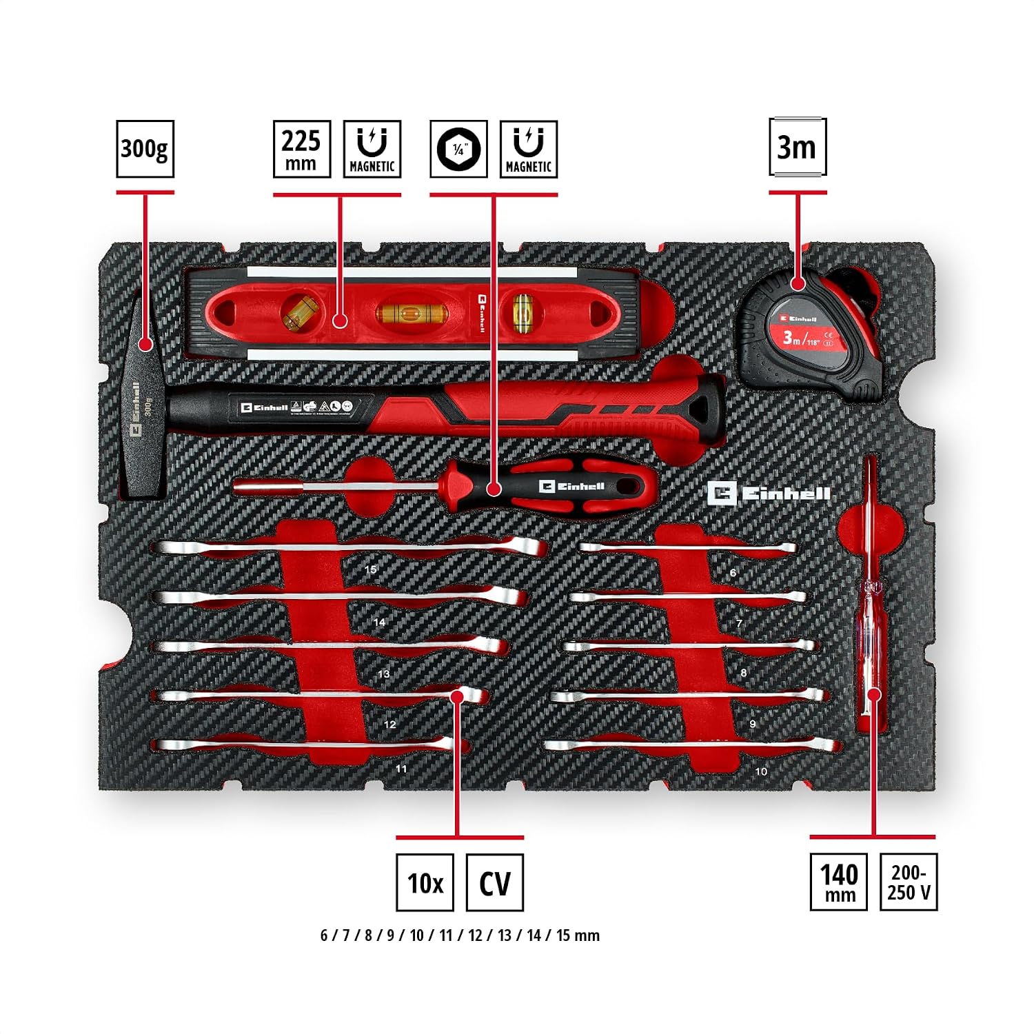 Einhell E-Case 79-Piece Moving Tool Box – Bild 3