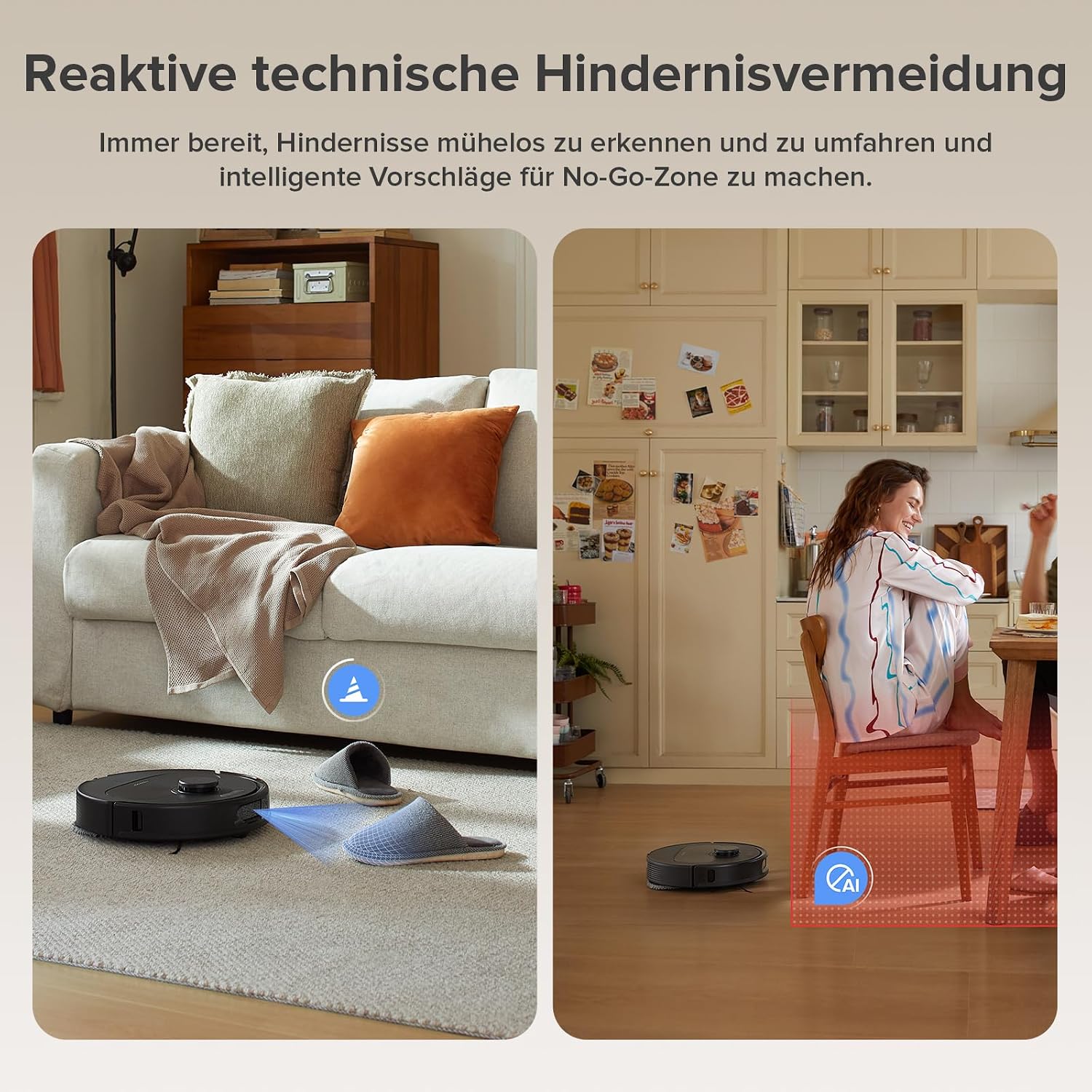 roborock QV 35A Roboter-Staubsauger-Set mit Wischfunktion mit 8.000 Pa – Bild 7