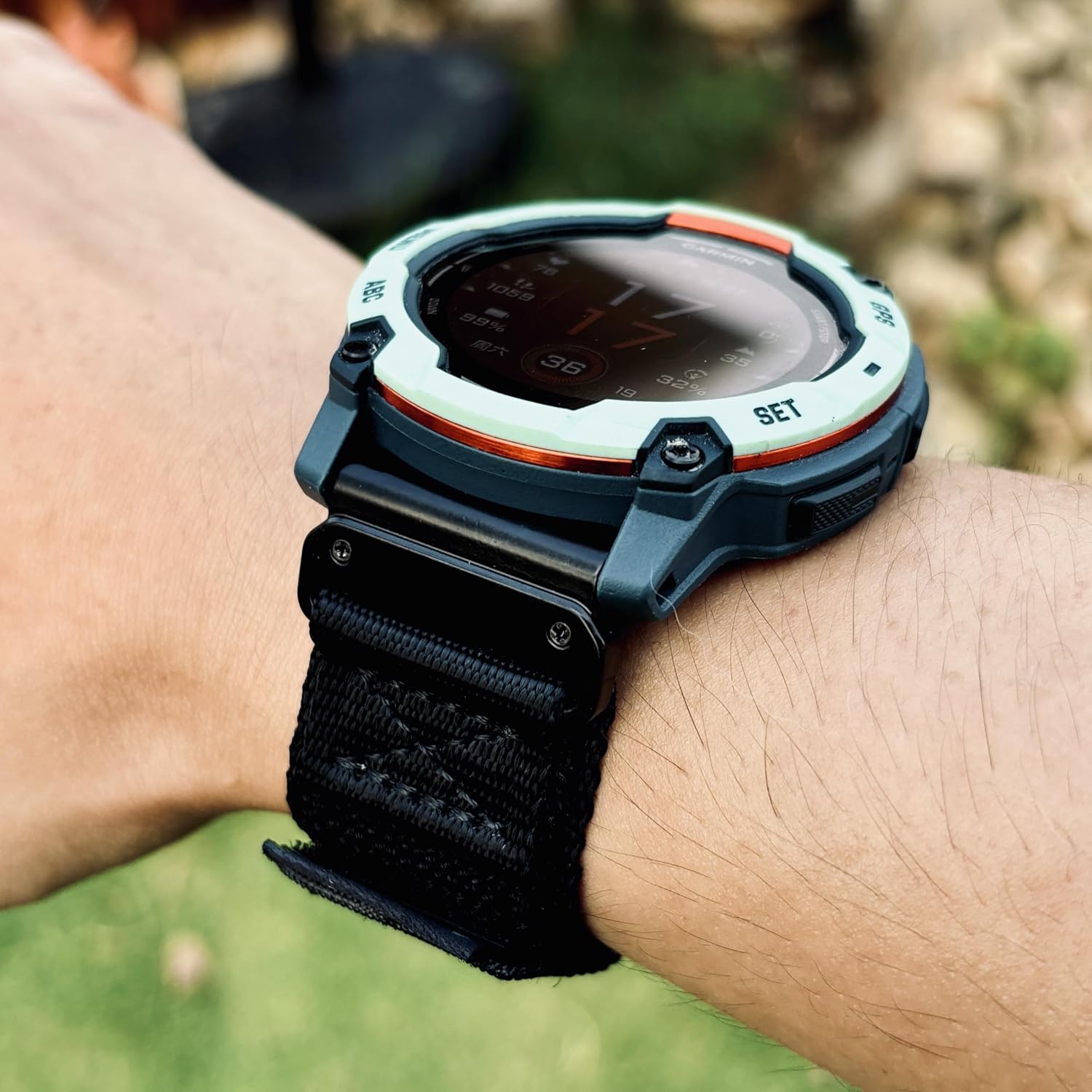 Uhrenarmband für Garmin, super robustes Ersatz-Nylon-Sportarmband für fēnix / Forerunner / Vivoactive / Approach / MARQ / quatix / D2-Serie, für Herren – Bild 7