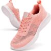 Damen-Sneaker, Laufschuhe, Sportschuhe, Mesh, leicht, atmungsaktiv, stoßdämpfend, rutschfest, für Joggen, Walken, Training und Freizeit
