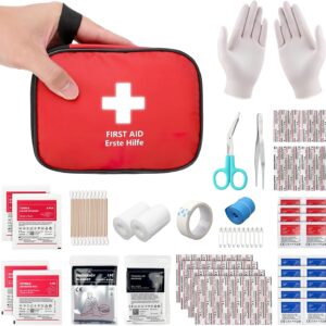HONYAO Erste-Hilfe-Set, Mini-Reiseapotheke 90-teilig, Notfalltasche, N...