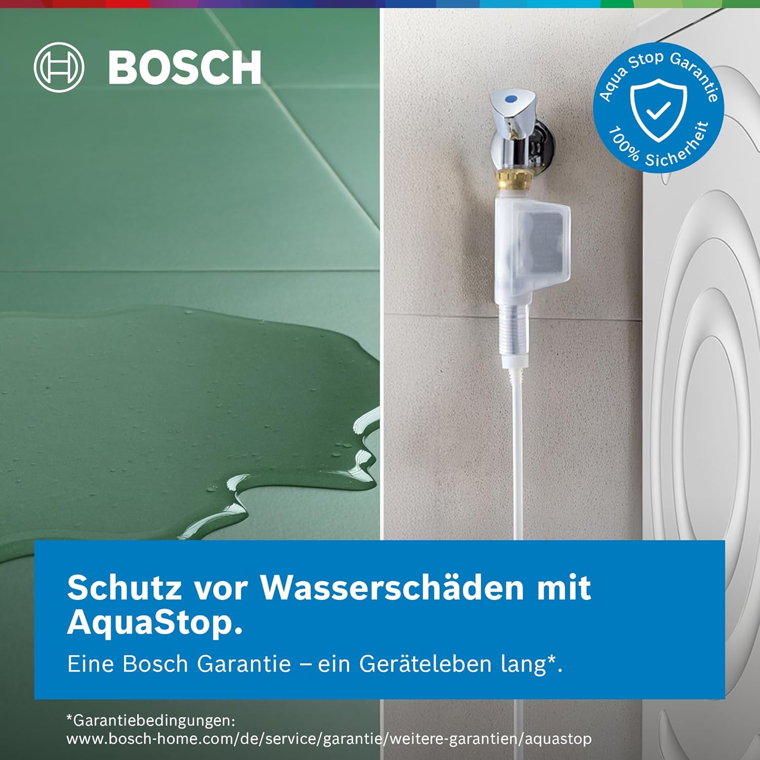 Bosch Series 6 Smart Frontlader-Waschmaschine 10 kg 1400 U/min WGJ2540S1 – Bild 3