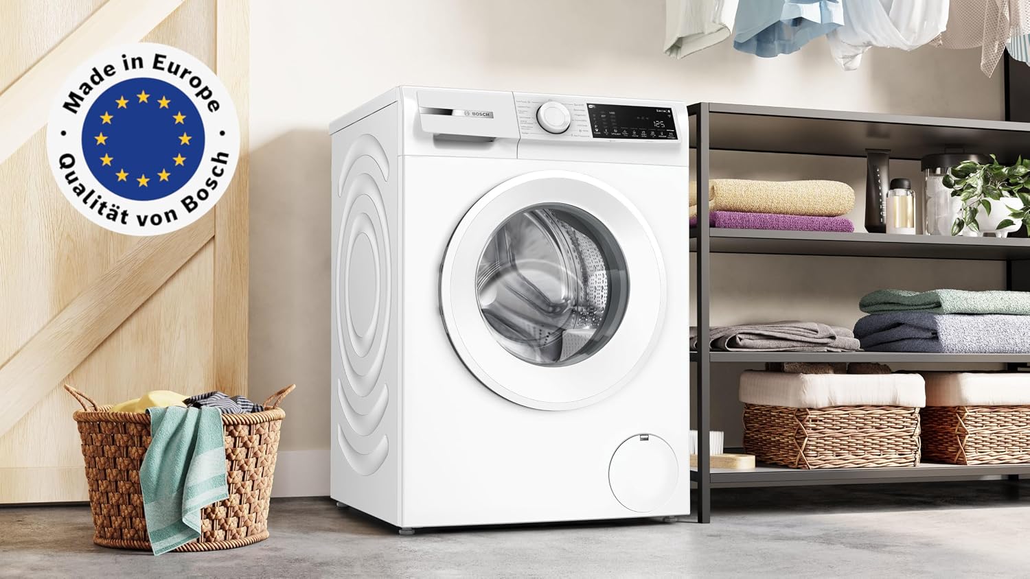 Bosch Series 6 Smart Frontlader-Waschmaschine 10 kg 1400 U/min WGJ2540S1 – Bild 2
