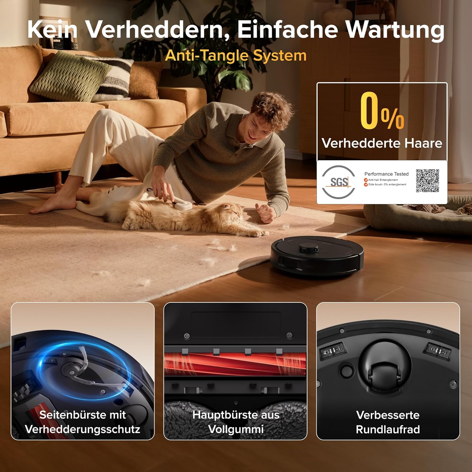 roborock Qrevo S Pro Set Saugroboter mit Wischfunktion, 18.500 Pa – Bild 4