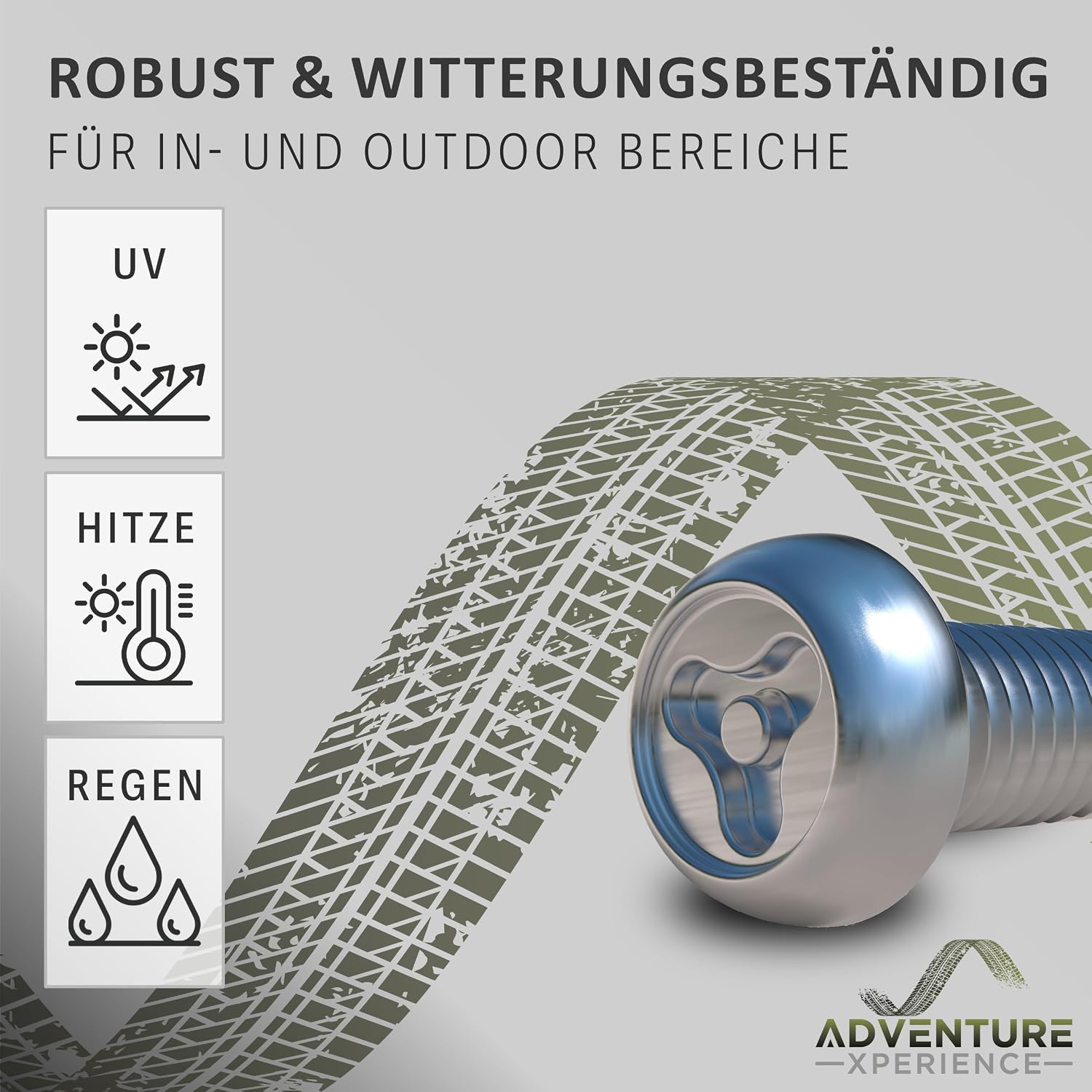 Y-Kopf-Edelstahl-Sicherheitsschrauben, abgerundeter Kopf, Spezialkopf, Y-Kopf mit Loch, Gewindestifte inklusive Bit, V2A-Diebstahlsicherungsschrauben, manipulationshemmend, M4, M5, M6 – Bild 5