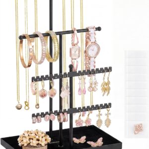 SONGMICS CAELEY JJS036B101 Schmuckständer, Kettenständer aus Metall ...