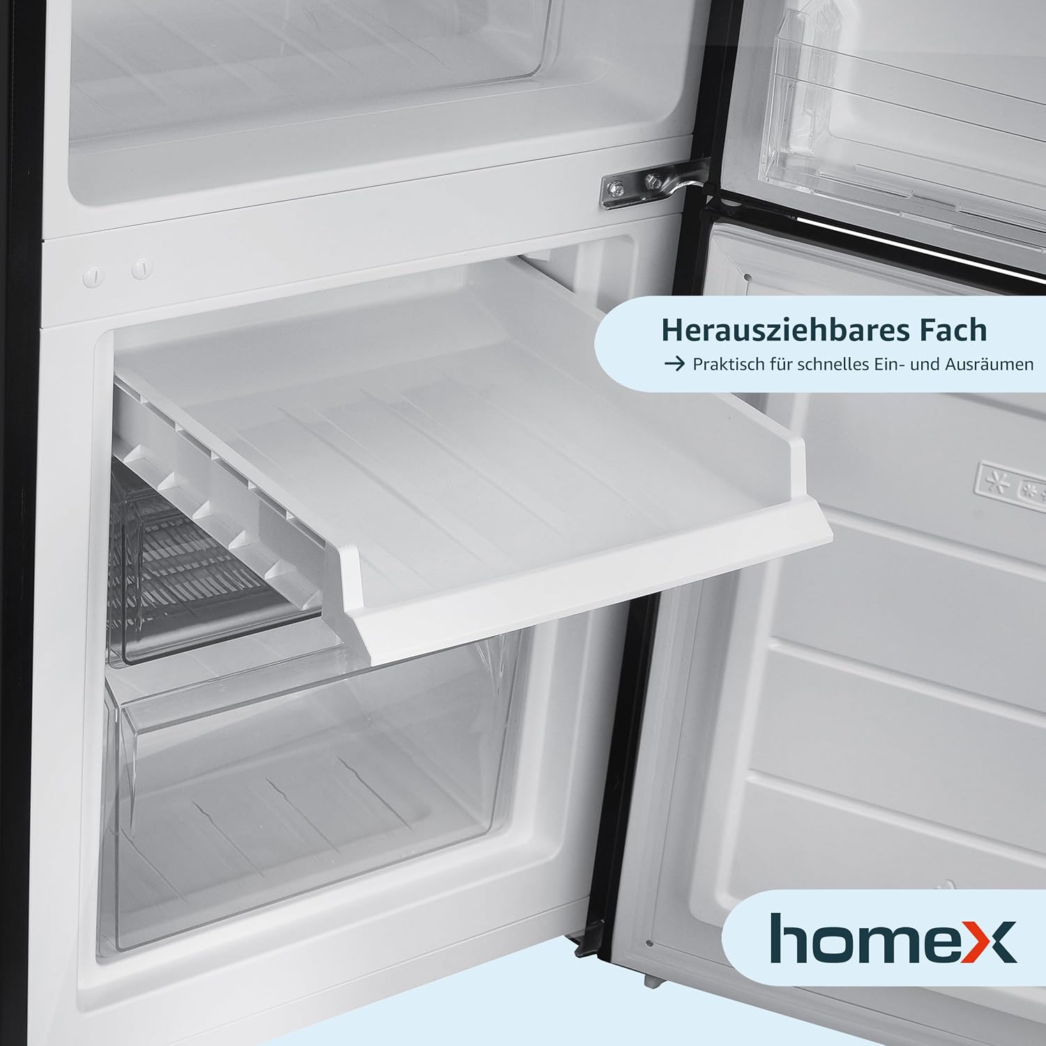 homeX CFS1110-B Gefrierschrank, freistehend, 173 Liter Fassungsvermögen – Bild 7