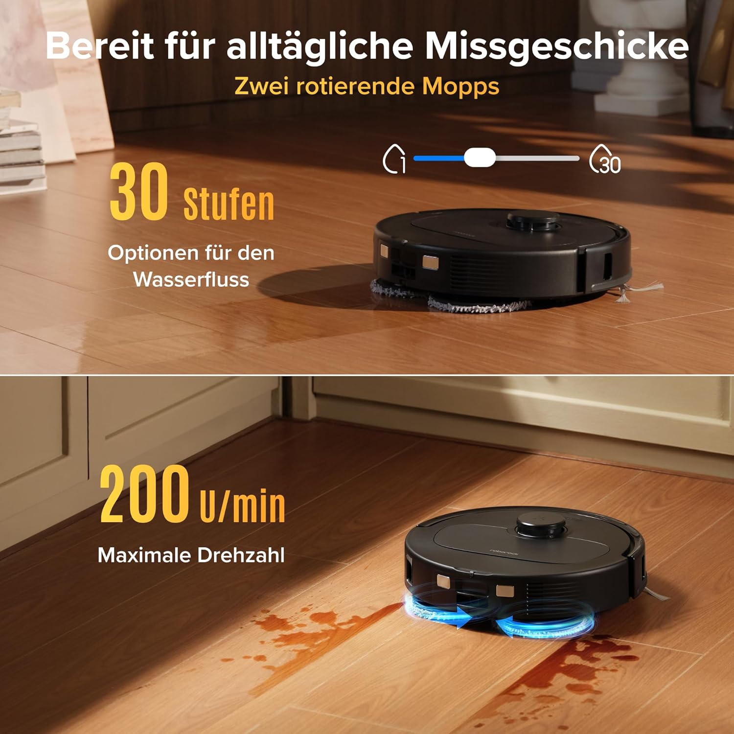 roborock Qrevo S Pro Set Saugroboter mit Wischfunktion, 18.500 Pa – Bild 5