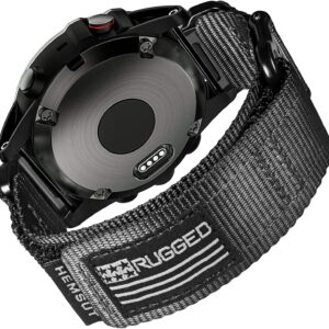 Uhrenarmband für Garmin, super robustes Ersatz-Nylon-Sportarmband fü...